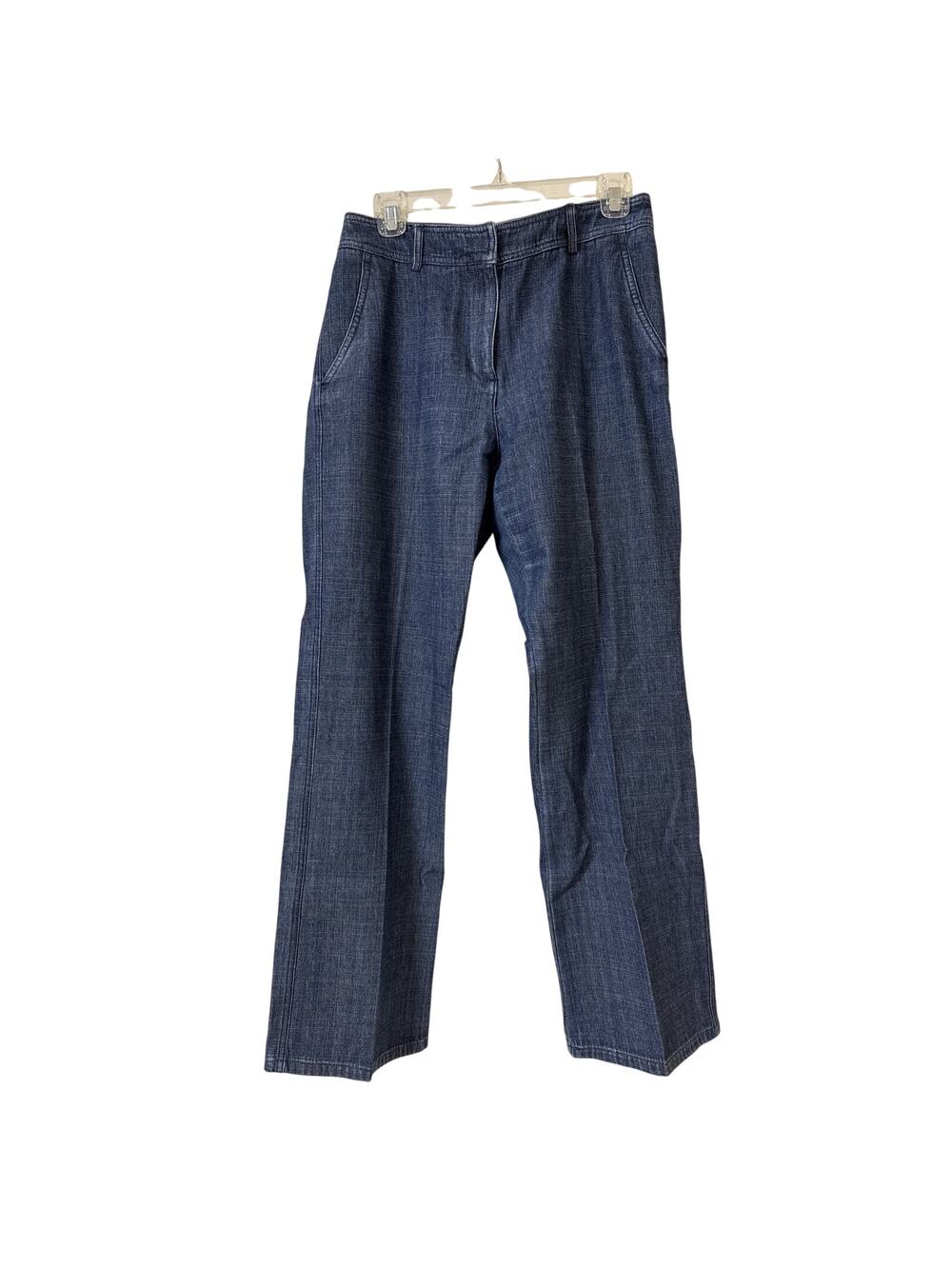 Jones Wear Sport 100% Cotton Size 8 Straight Leg Dressy Denim